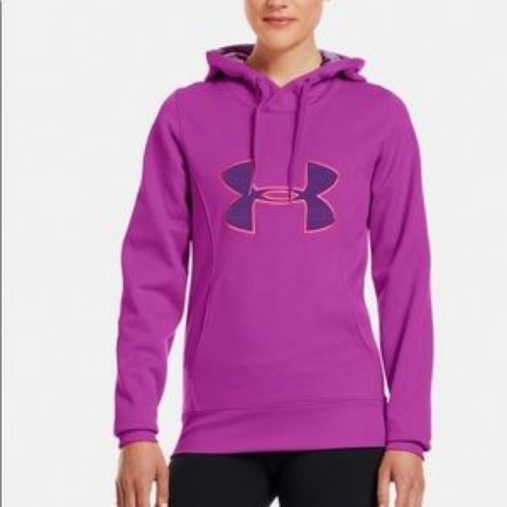 Small Underarmour Pink Hoodie Sweatershirt